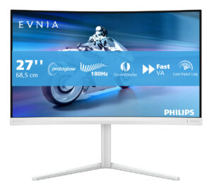 Philips Evnia 5000 27M2C5201L/00 LED display 68,6 cm (27") 1920 x 1080 Pixel Full HD LCD Bianco immagine principale Philips Evnia 5000 27M2C5201L/00 LED display 68,6 cm (27") 1920 x 1080 Pixel Full HD LCD Bianco
