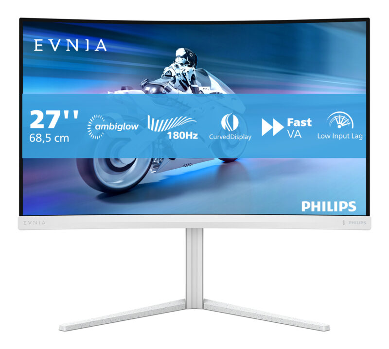 Philips Evnia 5000 27M2C5201L/00 LED display 68,6 cm (27") 1920 x 1080 Pixel Full HD LCD Bianco immagine principale Philips Evnia 5000 27M2C5201L/00 LED display 68,6 cm (27") 1920 x 1080 Pixel Full HD LCD Bianco