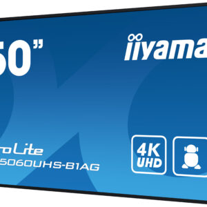 iiyama LH5060UHS-B1AG visualizzatore di messaggi Pannello A digitale 125,7 cm (49.5") LED Wi-Fi 500 cd/m² 4K Ultra HD Nero Processore integrato Android 11 24/7 immagine gallery 7 iiyama LH5060UHS-B1AG visualizzatore di messaggi Pannello A digitale 125,7 cm (49.5") LED Wi-Fi 500 cd/m² 4K Ultra HD Nero Processore integrato Android 11 24/7