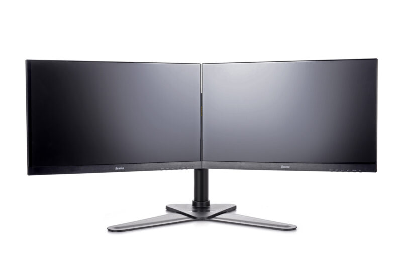 iiyama DS1002D-B1 Supporti a parete per TV 76,2 cm (30") Scrivania Nero