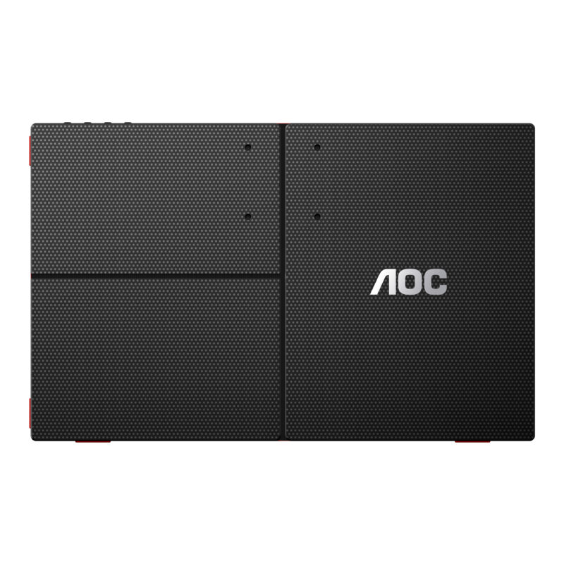 AOC 16G3 TV e monitor portatile Nero, Rosso 39,6 cm (15.6") TFT 1920 x 1080 Pixel