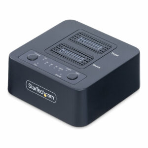 StarTech.com Duplicatore di unità M.2 NVMe 1:1, clonatore autonomo di dischi SSD M.2 fino a 90 GBpm, dock USB 3.2 20Gbps per drive M.2 a doppio alloggiamento, cavi USB-C/A inclusi immagine principale StarTech.com Duplicatore di unità M.2 NVMe 1:1, clonatore autonomo di dischi SSD M.2 fino a 90 GBpm, dock USB 3.2 20Gbps per drive M.2 a doppio alloggiamento, cavi USB-C/A inclusi
