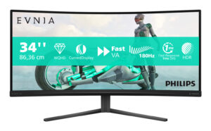 Philips Evnia 34M2C3500L/00 Monitor PC 86,4 cm (34") 3440 x 1440 Pixel Wide Quad HD LCD Nero immagine principale Philips Evnia 34M2C3500L/00 Monitor PC 86,4 cm (34") 3440 x 1440 Pixel Wide Quad HD LCD Nero