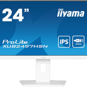 iiyama ProLite XUB2497HSN-W2 Monitor PC 60,5 cm (23.8") 1920 x 1080 Pixel Full HD LED Bianco immagine gallery 2 iiyama ProLite XUB2497HSN-W2 Monitor PC 60,5 cm (23.8") 1920 x 1080 Pixel Full HD LED Bianco