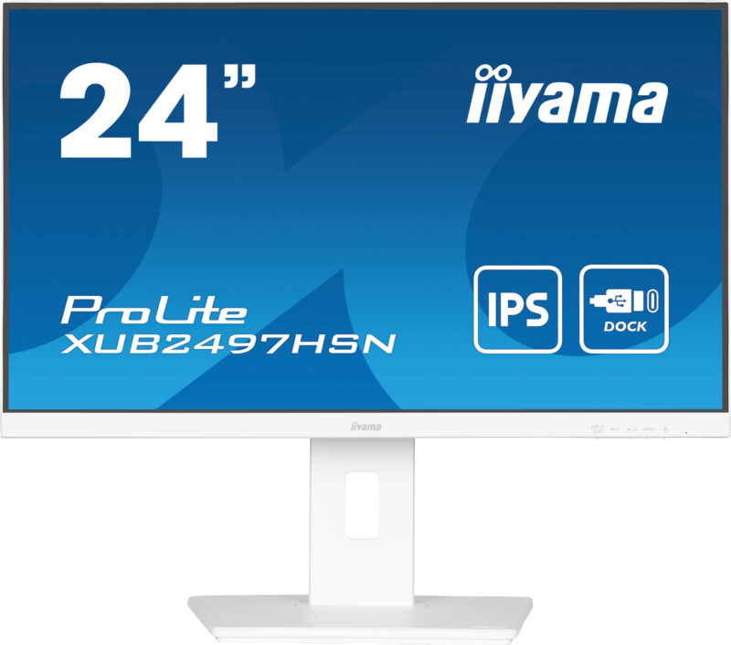 iiyama ProLite XUB2497HSN-W2 Monitor PC 60,5 cm (23.8") 1920 x 1080 Pixel Full HD LED Bianco immagine gallery 2 iiyama ProLite XUB2497HSN-W2 Monitor PC 60,5 cm (23.8") 1920 x 1080 Pixel Full HD LED Bianco