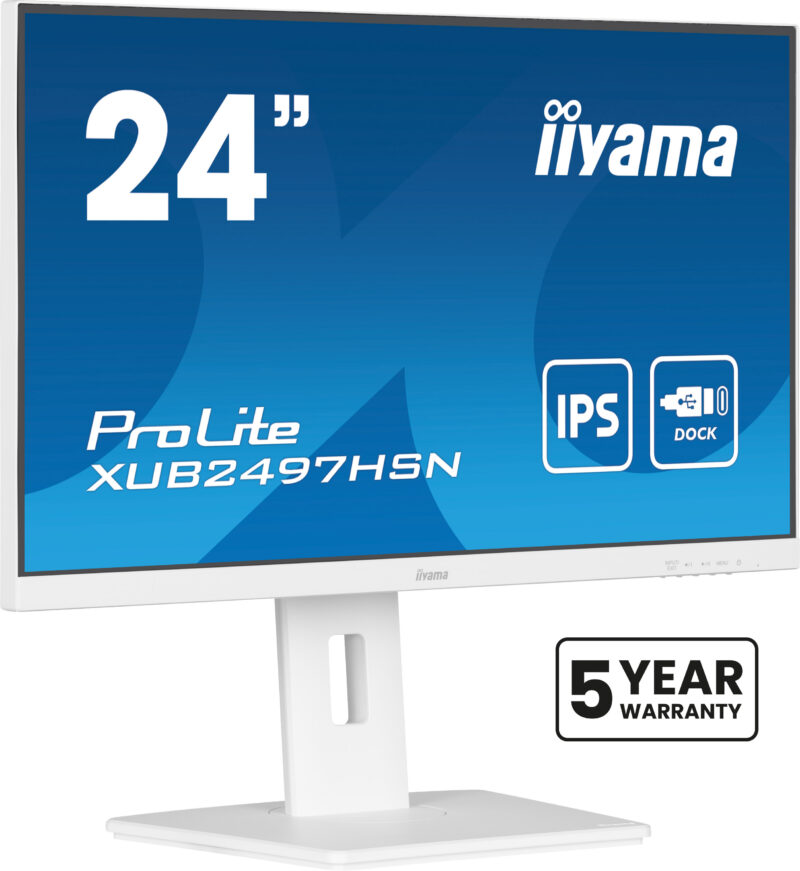 iiyama ProLite XUB2497HSN-W2 Monitor PC 60,5 cm (23.8") 1920 x 1080 Pixel Full HD LED Bianco immagine principale iiyama ProLite XUB2497HSN-W2 Monitor PC 60,5 cm (23.8") 1920 x 1080 Pixel Full HD LED Bianco