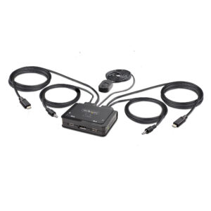 StarTech.com C2-D46-UC2-CBL-KVM switch per keyboard-video-mouse (kvm) Nero immagine principale StarTech.com C2-D46-UC2-CBL-KVM switch per keyboard-video-mouse (kvm) Nero