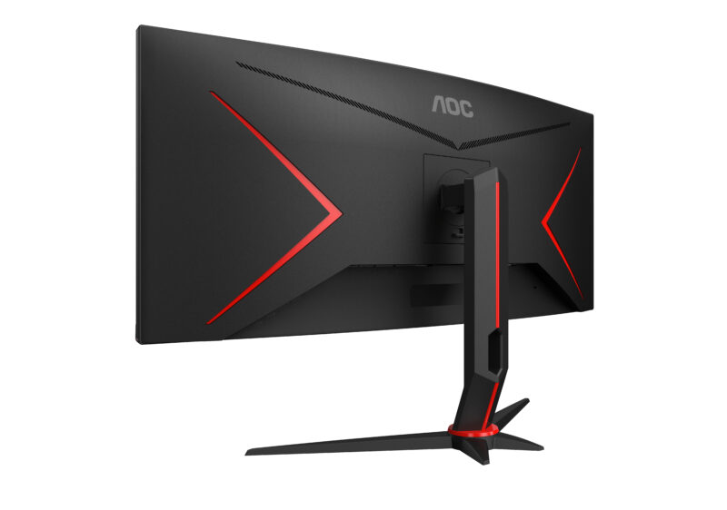 AOC G2 CU34G2XP Monitor PC 86,4 cm (34") 3440 x 1440 Pixel UltraWide Quad HD LED Nero, Rosso