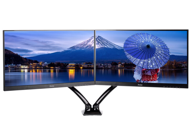 iiyama DS3002C-B1 Supporti a parete per TV 68,6 cm (27") Scrivania Nero immagine gallery 3 iiyama DS3002C-B1 Supporti a parete per TV 68,6 cm (27") Scrivania Nero
