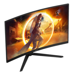 AOC G4 CQ32G4VE Monitor PC 80 cm (31.5") 2560 x 1440 Pixel Quad HD LCD Nero, Grigio