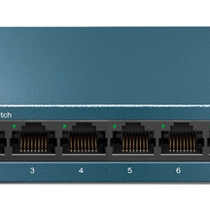 TP-Link LS108G switch di rete Non gestito Gigabit Ethernet (10/100/1000) Blu