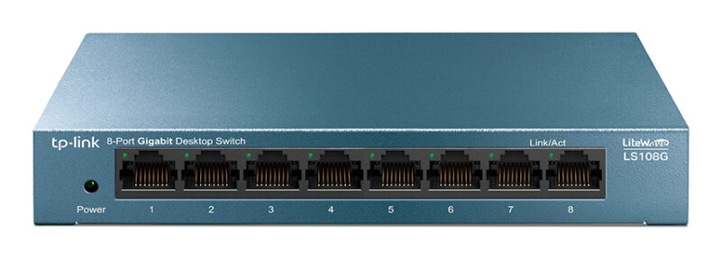 TP-Link LS108G switch di rete Non gestito Gigabit Ethernet (10/100/1000) Blu