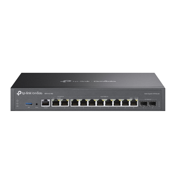 TP-Link Omada ER7412-M2 router cablato 2.5 Gigabit Ethernet, Gigabit Ethernet Nero immagine principale TP-Link Omada ER7412-M2 router cablato 2.5 Gigabit Ethernet, Gigabit Ethernet Nero