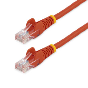 StarTech.com Cavo di Rete da 5m Rosso Cat5e Ethernet RJ45 Antigroviglio immagine principale StarTech.com Cavo da USB-A a USB-C a 90° da 2m - Cavetto di Ricarica Veloce USB Tipo C per uso intensivo - Cavo Dati da USB 2.0 Type-A a Type-C in Resistente Fibra Aramidica - 3A - Nero