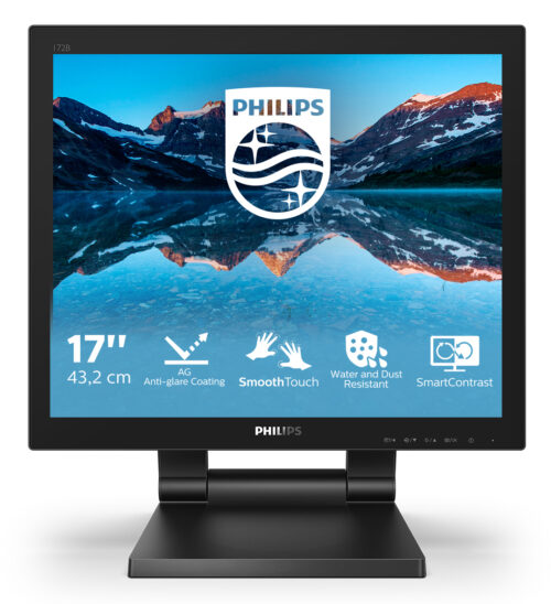 Philips 172B9TL/00 Monitor PC 43,2 cm (17") 1280 x 1024 Pixel Full HD LCD Touch screen Nero immagine principale Philips 172B9TL/00 Monitor PC 43,2 cm (17") 1280 x 1024 Pixel Full HD LCD Touch screen Nero