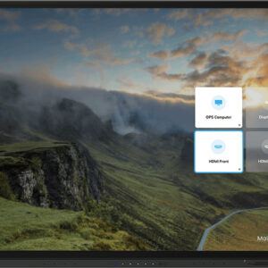 Avocor AVG-6560 lavagna interattiva 165,1 cm (65") 3840 x 2160 Pixel Touch screen Acciaio spazzolato