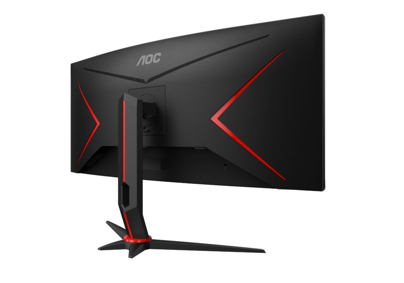 AOC G2 CU34G2XP Monitor PC 86,4 cm (34") 3440 x 1440 Pixel UltraWide Quad HD LED Nero, Rosso