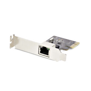 StarTech.com Scheda di rete PCIe Gigabit a 1 porta, scheda NIC a basso profilo, adattatore di rete LAN PCI Express 10/100/1000Mbps, Realtek RTL8111H, Windows e Linux, conforme a TAA