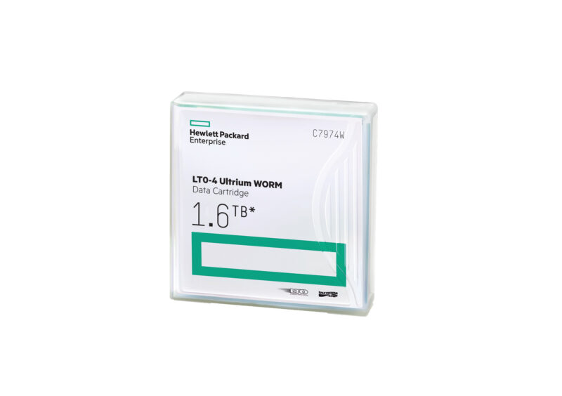HPE LTO-4 Ultrium 1.6TB WORM Custom Label Data Cartridge 20 Pack Nastro dati vuoto 800 GB 1,26 cm