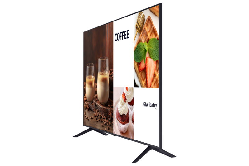 Samsung BE65C-H Pannello piatto per segnaletica digitale 165,1 cm (65") LED Wi-Fi 4K Ultra HD Nero Processore integrato Tizen