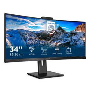 Philips P Line 346P1CRH/00 LED display 86,4 cm (34") 3440 x 1440 Pixel UltraWide Quad HD Nero