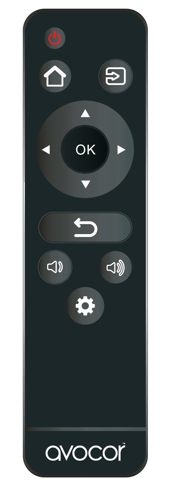 Avocor F, G & W Series Remote Control telecomando