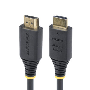 StarTech.com Cavo HDMI 2.0 Certificato Premium da 4m ad Alta Velocità, 4K 60Hz/1440p 144Hz, HDR10/HDCP 2.2/ARC, 18Gbps. Cavetto HDMI UHD per TV/Monitor in TPE immagine principale StarTech.com Cavo HDMI 2.0 Certificato Premium da 4m ad Alta Velocità, 4K 60Hz/1440p 144Hz, HDR10/HDCP 2.2/ARC, 18Gbps. Cavetto HDMI UHD per TV/Monitor in TPE