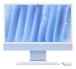 Apple iMac Apple M M4 59,7 cm (23.5") 4480 x 2520 Pixel PC All-in-one 16 GB 256 GB SSD macOS Sequoia Wi-Fi 6E (802.11ax) Blu