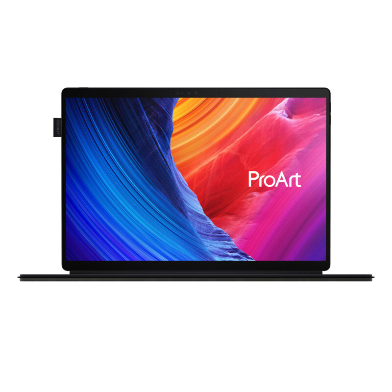 ASUS ProArt PZ13 HT5306QA-LX006X Copilot+ PC Qualcomm Snapdragon X1P-42-100 Ibrido (2 in 1) 33,8 cm (13.3") Touch screen 3K 16 GB LPDDR5x-SDRAM 1 TB SSD Wi-Fi 7 (802.11be) Windows 11 Pro Nero
