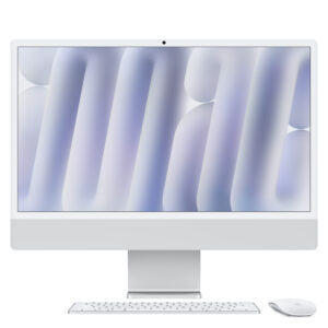 Apple iMac Apple M M4 59,7 cm (23.5") 4480 x 2520 Pixel PC All-in-one 16 GB 1 TB SSD macOS Sequoia Wi-Fi 6E (802.11ax) Argento immagine principale Apple iMac 24"Retina Display 4,5K Vetro Nano Texture, Chip M4 con CPU 10‑core, GPU 10‑core, 16GB, 256GB SSD, Argento