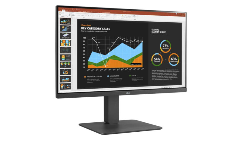 LG 24BR750C-C Monitor PC 60,5 cm (23.8") 1920 x 1080 Pixel Full HD LED Grigio