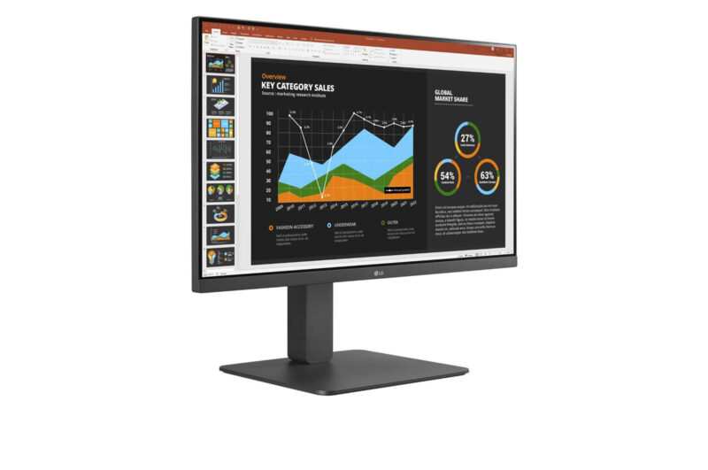 LG 24BR750C-C Monitor PC 60,5 cm (23.8") 1920 x 1080 Pixel Full HD LED Grigio