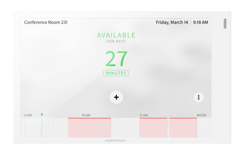 Crestron TSS-770-W-S unità di comando centrale intelligente per uso domestico Bianco