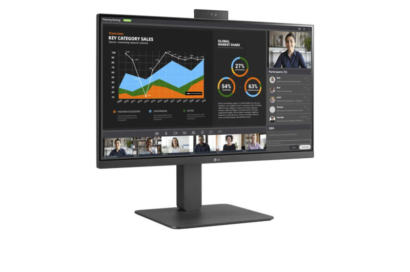 LG 24BR750C-C Monitor PC 60,5 cm (23.8") 1920 x 1080 Pixel Full HD LED Grigio
