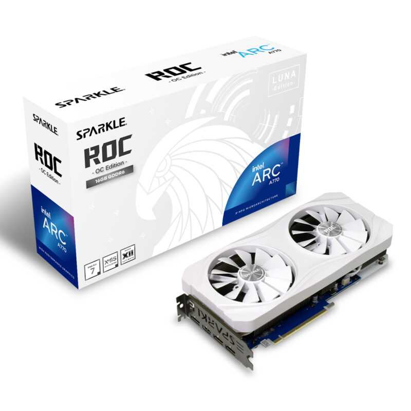 Sparkle Technology SA770RW-16GOC scheda video Intel Arc A770 16 GB GDDR6 immagine principale Sparkle Technology SA770RW-16GOC scheda video Intel Arc A770 16 GB GDDR6