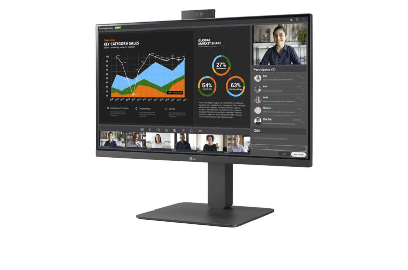 LG 24BR750C-C Monitor PC 60,5 cm (23.8") 1920 x 1080 Pixel Full HD LED Grigio