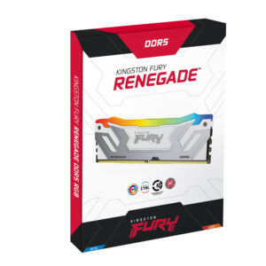Kingston Technology FURY 24GB 8400MT/s DDR5 CL40 CUDIMM Renegade RGB Bianco XMP