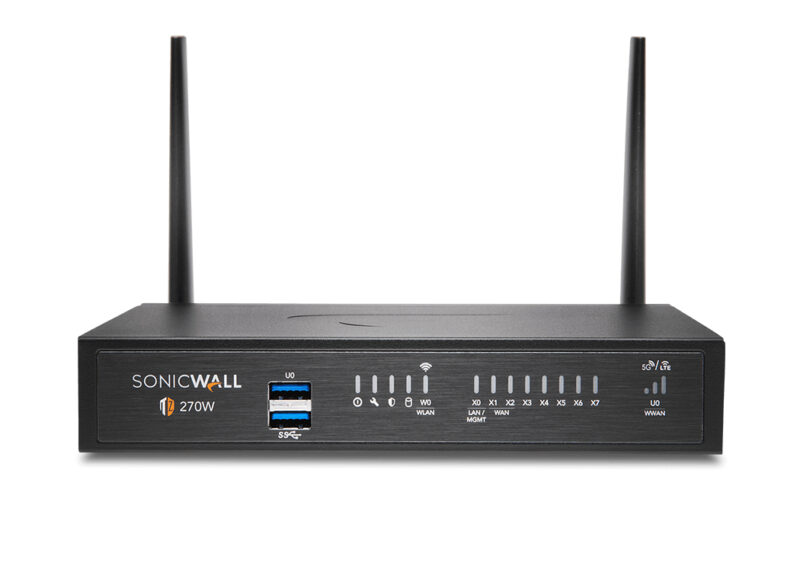 SonicWall TZ270W firewall (hardware) Desktop 2 Gbit/s immagine principale SonicWall TZ270W firewall (hardware) 2 Gbit/s