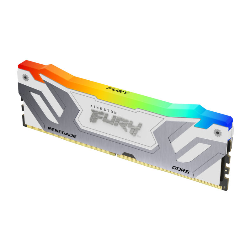 Kingston Technology FURY 24GB 8400MT/s DDR5 CL40 CUDIMM Renegade RGB Bianco XMP