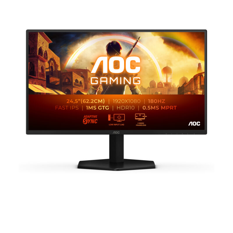 AOC G4 25G42E Monitor PC 62,2 cm (24.5") 1920 x 1080 Pixel Full HD LED Nero, Rosso immagine principale AOC G4 25G42E Monitor PC 62,2 cm (24.5") 1920 x 1080 Pixel Full HD LED Nero, Rosso