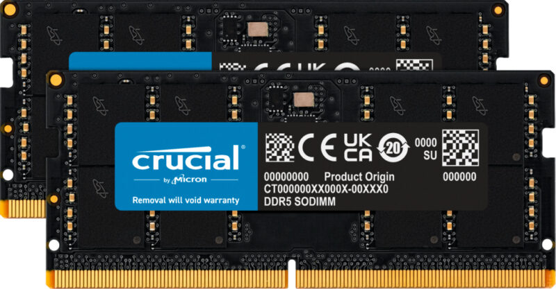 Crucial CT2K48G56C46S5 memoria 96 GB 2 x 48 GB DDR5