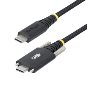 StarTech.com Cavo di ricarica USB-C da 3m, chiusura a vite laterale, 240W (5A) PD EPR, rivestimento in silicone con nylon intrecciato, USB 2.0, certificato USB-IF immagine principale StarTech.com Cavo di ricarica USB-C da 3m, chiusura a vite laterale, 240W (5A) PD EPR, rivestimento in silicone con nylon intrecciato, USB 2.0, certificato USB-IF