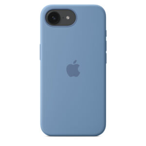 Apple Custodia in silicone per iPhone 16e - Blu inverno immagine gallery 2 Apple Custodia in silicone per iPhone 16e - Blu inverno