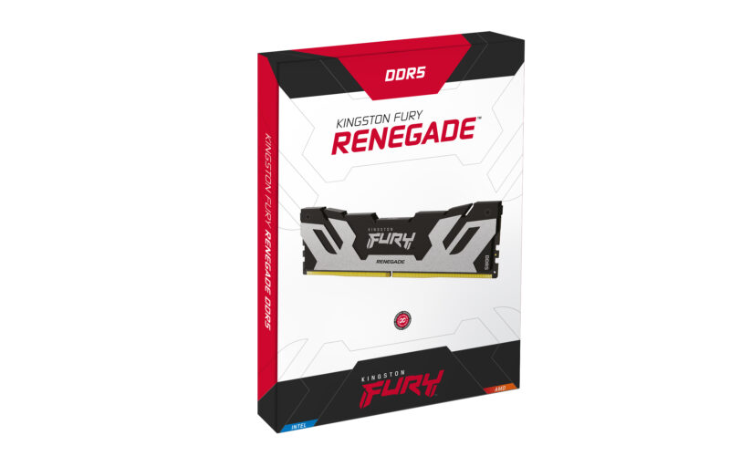 Kingston Technology FURY 16GB 6400MT/s DDR5 CL32 DIMM Renegade Silver