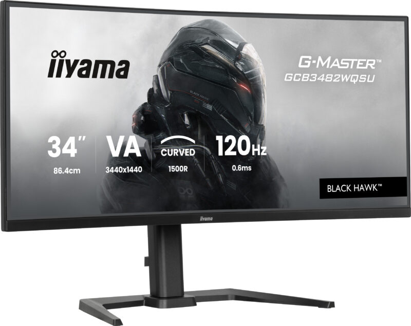 iiyama GCB3482WQSU-B1 Monitor PC 86,4 cm (34") 1440 x 3440 Pixel UltraWide Quad HD LED Nero
