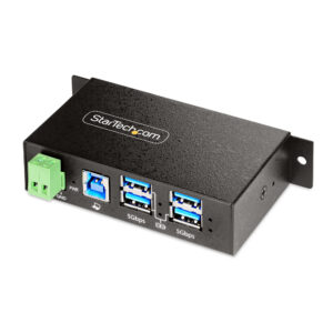 StarTech.com Hub USB gestito a 4 Porte con 4x USB-A, Alloggiamento industriale in metallo resistente, Protezione ESD e contro le sovratensioni, Montabile a parete/scrivania/supporto, USB 3.0/3.1/3.2 Gen 1 5Gbps immagine principale StarTech.com Hub USB gestito a 4 Porte con 4x USB-A, Alloggiamento industriale in metallo resistente, Protezione ESD e contro le sovratensioni, Montabile a parete/scrivania/supporto, USB 3.0/3.1/3.2 Gen 1 5Gbps
