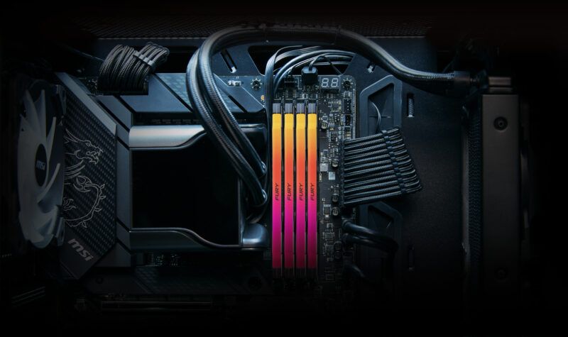 Kingston Technology FURY 32GB 6400MT/s DDR5 CL32 DIMM (Kit da 2) Renegade RGB
