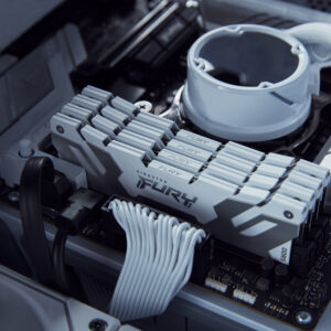 Kingston Technology FURY 32GB 6400MT/s DDR5 CL32 DIMM Renegade White XMP