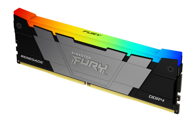 Kingston Technology FURY 16GB 4600MT/s DDR4 CL19 DIMM (Kit da 2) Renegade RGB immagine gallery 2 Kingston Technology FURY 32GB 3200MT/s DDR4 CL16 DIMM Renegade RGB