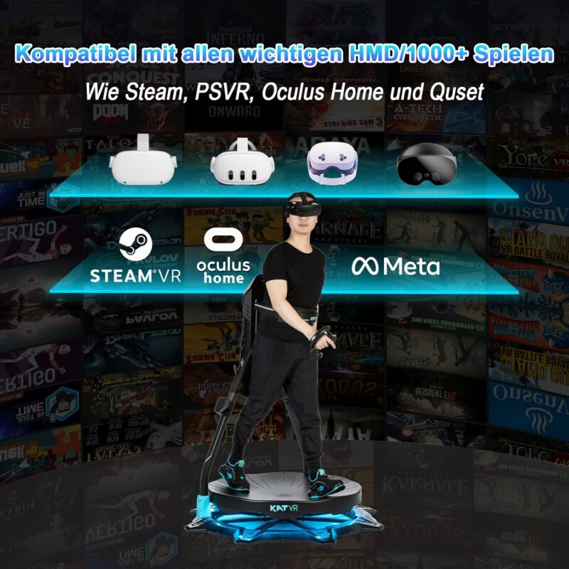 Alterside-Store-KatVR-Walk-C2-Plus-VR- Treadmill-Virtual-Reality-05 KAT Walk C2 Plus - 360° VR Treadmill Omnidirezionale